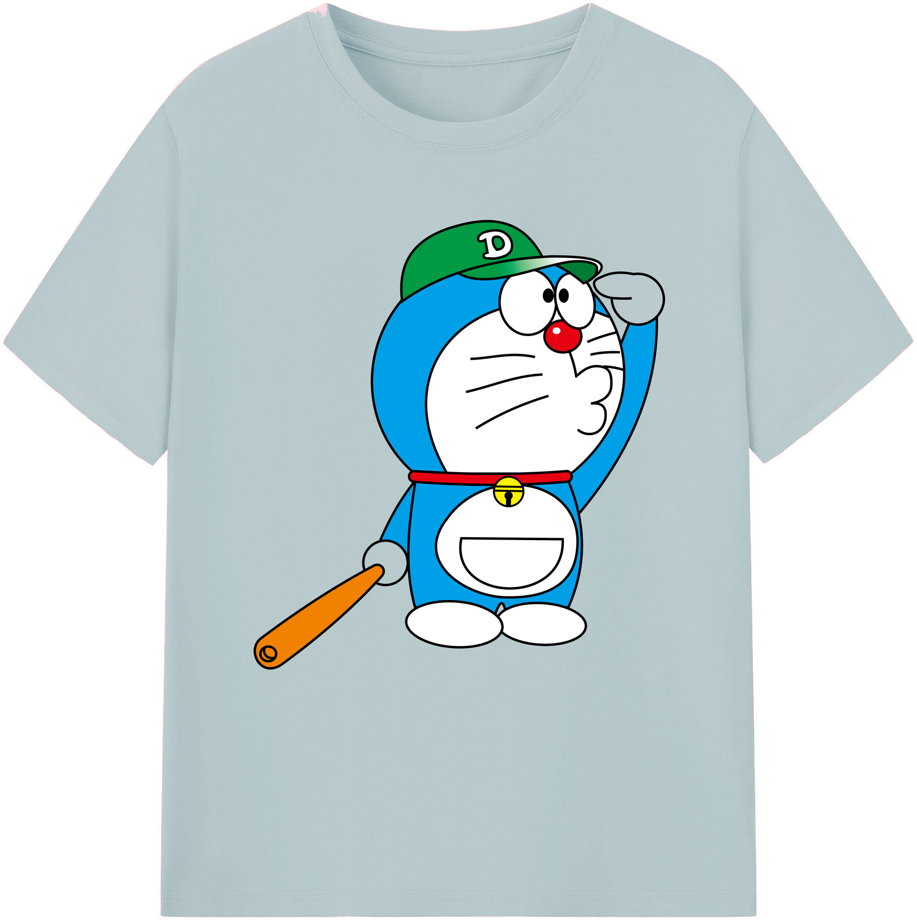 （画像用） ドラえもん Doraemon 綿100％半袖Tシャツ（フロントプリント）